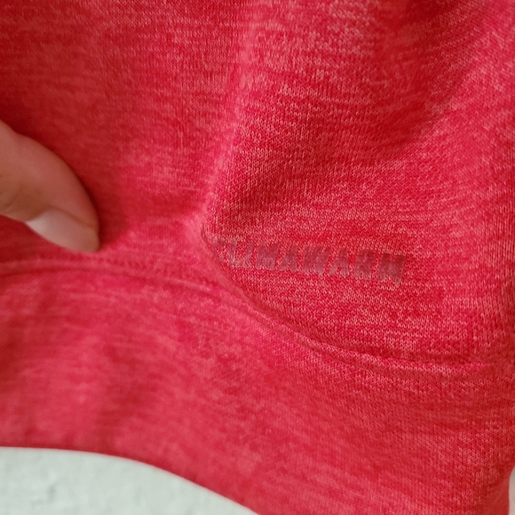 Adidas Sweater XS Womens Pullover Hooded Coral Pink - Picture 4 of 8